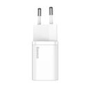 Incarcator retea baseus super si, quick charge 20w, 1 x usb type-c 5v/3a, alb,  Incarcatoare telefoane | electropc.ro