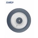 Capac sticla cu margine din silicon ajustabila pe 3 dimensiuni 16/18/20 cm, cooking by heinner,  Oale si cratite | electropc.ro
