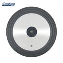 Capac sticla cu margine din silicon ajustabila pe 3 dimensiuni 28/30/32 cm, gri, cooking by heinner,  Oale si cratite | electropc.ro