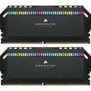 Memorie ram corsair dominator 64gb (2x32) ddr5 6000mhz, cl30, 1.40v xmp 3.0 black,  Memorii RAM Desktop | electropc.ro