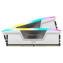 Memorie ram corsair vengeance 32gb (2x16) ddr5 6000mhz, cl36, 1.4v xmp 3.0, white,  Memorii RAM Desktop | electropc.ro