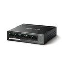 Mercusys desktop switch 5port ms105gp poe, interfata: 5 x 5× 10/100/1000 mbps rj45 ports, 4 x poe, poe power budget: 65 w, standarde si protocoale: ieee 802.3x flow control, dimensiuni: 99.8*98*25mm,,  Switch-uri | electropc.ro