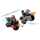 Moto.black widow&c. america, 76260 lego,  Seturi de constructie | electropc.ro