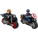Moto.black widow&c. america, 76260 lego,  Seturi de constructie | electropc.ro
