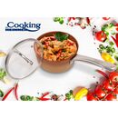 Caserola aluminiu + capac 16x7.5 cm, 1.2l, cerÂmica do brazil, cooking by heinner,  Tavi copt | electropc.ro