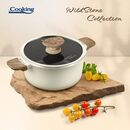 Cratita aluminiu+capac 20x9.5cm,2.5 l, wild stone, cooking by heinner,  Tigai si seturi | electropc.ro