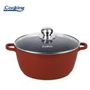 Cratita aluminiu+capac 22x9.5cm, 3 l, calabria, cooking by heinner,  Tigai si seturi | electropc.ro