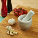 Mojar cu pistil din marmura, diametru:10 cm, cooking by heinner,  Accesorii bucatarie | electropc.ro