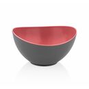 Pachet : doua boluri ovale  bicolore 14 / 25 cm + set lingura si furculita pentru salata, rosu, art of dining by heinner,  Accesorii bucatarie | electropc.ro