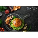 Platou ardezie rotund cu maner, 28x20 cm, cooking by heinner,  Farfurii & Boluri de Servire | electropc.ro