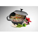 Semioala fonta pura+capac 24x10.8cm,3.8l,  cooking  by heinner ,  Tavi copt | electropc.ro
