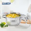Semioala inox+capac, 22 x 12.5 cm, 4.7 l, amira, cooking by heinner,  Tavi copt | electropc.ro