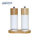 Set 2 rasnite sare & piper 16 cm+suport, modern, art of dining by heinner,  Rasnite & dozatoare condimente | electropc.ro