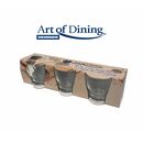 Set 3 cesti 110 ml, sticla cu maner din otel cromat, art of dining by heinner,  Cani & Cesti | electropc.ro
