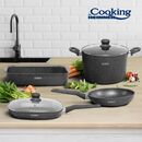 Set gatit 6 piese aluminiu, gustavo, cooking by heinner,  Tavi copt | electropc.ro