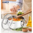 Set gatit inox 6piese maner plia, milena, cooking by heinner,  Tavi copt | electropc.ro