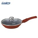 Tigaie aluminiu turnat + capac 24x4.8 cm, calabria, cooking by heinner,  Tigai si seturi | electropc.ro