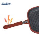 Tigaie dubla aluminiu 30x12.5cm,calabria, cooking by heinner,  Tigai si seturi | electropc.ro