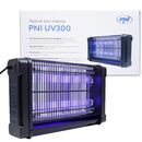 Aparat anti insecte pni uv300 anti tantari, anti muste, insectocutor cu 2 tuburi ultraviolete, 20w, interior si exterior, montaj pe podea sau tavan, dimensiuni: 440 x 260 x 85 mm, lungime cablu: 100cm, putere: 20w,  Accesorii decorative | electropc.ro