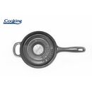 Caserola fonta emailata + capac 19 x 9 cm, 1.8 l, marble  grey, cooking by heinner,  Tigai si seturi | electropc.ro