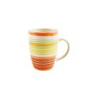 Set 3 x cana ceramica 285 ml, sara d7.6*h9.9cm, portocaliu,  Cani & Cesti | electropc.ro