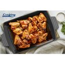 Tava fonta emailata 33 x 23 x 7 cm, marble grey, cooking by heinner,  Tavi copt | electropc.ro