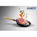 Tigaie fonta pura, maner lemn 23 x 4 cm, cooking by heinner,  Tigai si seturi | electropc.ro