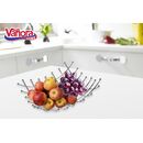 Cos fructe metalic 26x26x9 cm,vanora home,  Accesorii servire | electropc.ro