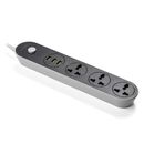 Prelungitor cu protectie serioux, 3 prize universale, input 100-240v,50- 60hz,output (total): 2500w - 10a, 3 porturi usb, usb output (total):3.1a, functie auto id, antistatic, buton power/off, lungime cablu 1.6m,negru, srxs-ps33b,  Prelungitoare | electropc.ro