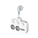 Prelungitor cu protectie serioux qc3.0. parametri nominali: 2500w-10a(max) 250v intrare: ac100-250v 10a 50/60hz ieșire pd: 5v=3a 9v=2.22a 12v=1.67a 20w (max) ieșire qc: 5v-3a 9v=2a 12v=1.5a 18w (max) ieșire auto-id: 5v-2.4a 12w (max) putere totală: 20w ma,  Prelungitoare | electropc.ro
