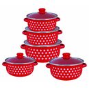 Set gatit 10 piese emailat , aria, vanora home,  Seturi de gatit | electropc.ro