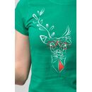 Tricou  cerb familie femei  k green-l,  Tricouri | electropc.ro