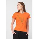 Tricou  cerb familie femei orange-m,  Tricouri | electropc.ro