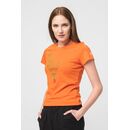 Tricou  cerb familie femei orange-s,  Tricouri | electropc.ro