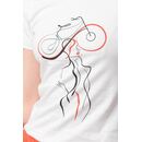 Tshirt casual f doamna cu... white-l,  Tricouri | electropc.ro