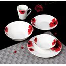 Farfurie adanca portelan 20 cm, red flowers,vanora home,  Farfurii & Boluri de Servire | electropc.ro
