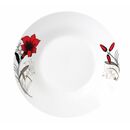 Farfurie adanca portelan 20 cm, red flowers,vanora home,  Farfurii & Boluri de Servire | electropc.ro