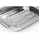 Tava cuptor inox 25x19x4.5 cm,vanora home,  Tavi copt | electropc.ro