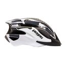 Casca pegas retezat, material pc+eps, tehnologie in mold, ventilatie 24 de gauri, reglaj circumferinta cap, marime m (54-59), culoare gri + negru, lucios,  Accesorii ciclism | electropc.ro