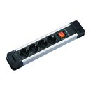 Prelungitor bachmann, 4 prize, 2m, tip schuko, culoare neagra,  Prelungitoare | electropc.ro