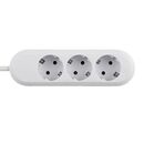Prelungitor bachmann smart 3xcee7/3, fara intrerupator, lungime cablu 3m, h05vv-f 3g1.5, alb, nedemontabil,  Prelungitoare | electropc.ro