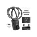 Antifurt smart bluetooth bl-01, dimensiune 92x55x34cm, cablu diametru 10mm, lungime cablu 1200mm, alarma 110db, baterii 3 x aaa (neincluse) negru,  Accesorii ciclism | electropc.ro