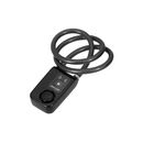 Antifurt smart bluetooth bl-01, dimensiune 92x55x34cm, cablu diametru 10mm, lungime cablu 1200mm, alarma 110db, baterii 3 x aaa (neincluse) negru,  Accesorii ciclism | electropc.ro