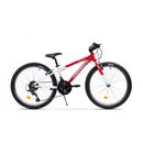 Bicicleta pegas mini drumet 24'' rosu alb,  Biciclete | electropc.ro
