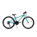 Bicicleta pegas mini drumet 24'' turcoaz bleu,  Biciclete | electropc.ro