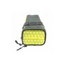 Borseta sa pegas cu semnalzare 30led, culoare led galben rosu, baterie litiu reincarcabila 650mah, 180x120x110mm, gri galben,  Accesorii ciclism | electropc.ro