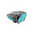 Borseta sa pegas cu semnalzare 30led, culoare led verde rosu, baterie litiu reincarcabila 650mah, 180x120x110mm, gri albastru,  Accesorii ciclism | electropc.ro
