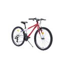 Pegas drumet 24'' rosu alb,  Biciclete | electropc.ro