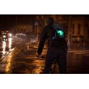 Rucsac pegas cu semnalizare 48led, culoare led verde rosu, baterie litiu reincarcabila 850mah, 420x300x200, albastru negru,  Echipament ciclism | electropc.ro