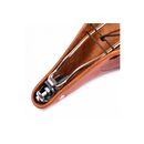 Sa piele pegas gs-15cu, 280x170, sina cr-mo(cupru), nituri, logo stantat, prindere gentuta, crema si cheie pt. intretinere, saculet,  manual, miere,  Piese ciclism | electropc.ro